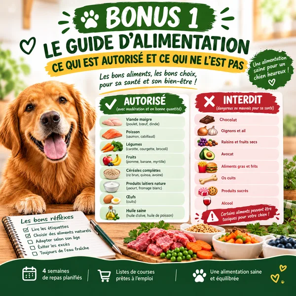 Bonus 1 — Le Guide d'Alimentation